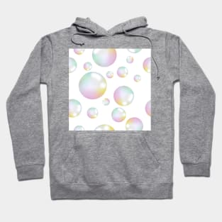 Soap Bublle Background Pattern Seamless Hoodie